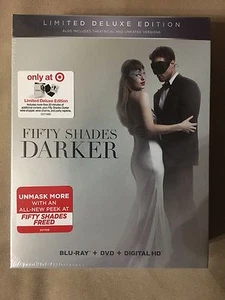 Fifty Shades Darker Target Exclusive Limited Deluxe Edition Blu + DVD + Dig HD - Picture 1 of 3