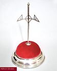 Antique art deco silver hatpin stand, H. Williamson Ltd., B'ham 1922#