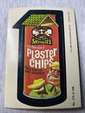 1980 Wacky Packages Topps Chewing Gum Series 3 SHINGLES PLASTER CHIPS Card #175