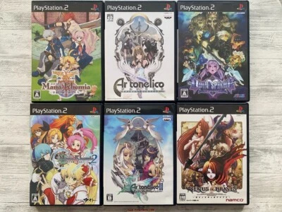 SONY PS2 Mana Khemia 1 2 & Ar Tonelico 1 2 & Odin Sphere & Venus & Braves set - Image 1 of 4
