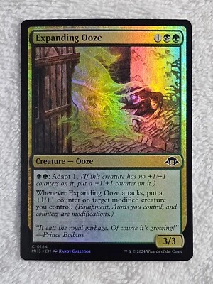 MTG Expanding Ooze FOIL Modern Horizons 3 #184 Magic Gathering Card NM - Image 1 of 4