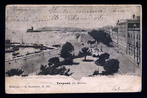 Postkarte TRAPANI la marina - Bild 1 von 2