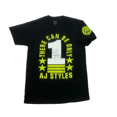 Camisa WWE Para Hombres Mediana M Negra Estilos AJ Solo Puede haber 1 Lucha Libre Foto 1 de 4