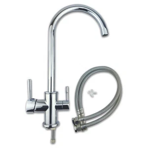 3-Way Tap Tri-Flow Water Filter Faucet for Hot, Cold and Filtered Drinking Water - Picture 1 of 5