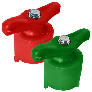 Coppia morsetti +- Stacca Batteria Antifurto Innesto Rapido Auto Nautica RENAULT - Picture 1 of 3