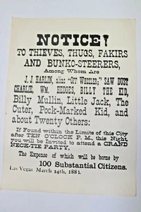 Poster Thieves, Thugs, Fakers and Bunko-Steerers 11" x 15" each Z7762 - Picture 1 of 3