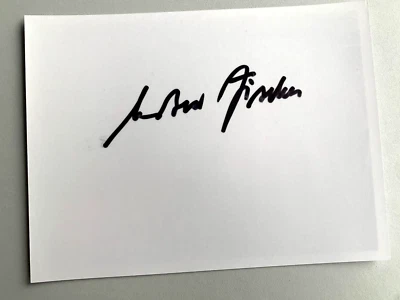 ARTUR FISCHER (†2016) bedeutender Erfinder signed Foto 10x13,5 Autogramm - Bild 1 von 2