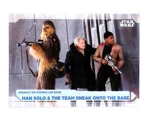 Han Solo & The Team Sneak Onto the Base 2021 Topps Star Wars Battle Plans #91 - Picture 1 of 2