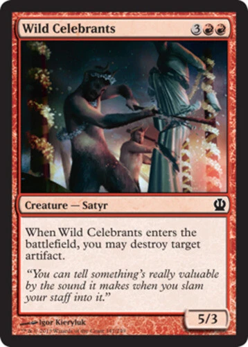 Theros - Wild Celebrants - Foil - Image 1 of 1