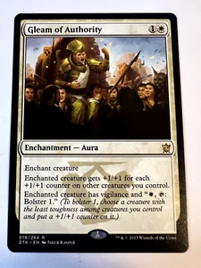 MTG MagicThe Gathering Dragons of Tarkir Gleam of Authority Rare LP - Picture 1 of 2