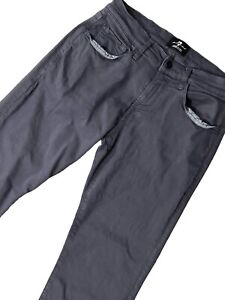 7 For All Man Kind Luxe Sport Gray Slimmy Jeans Womens Size 30 Pants Stretch