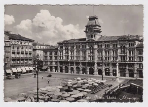 FR TS 23 Trieste Piazza Unità viaggiata 1955 - Picture 1 of 1