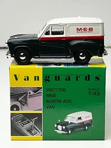 Corgi Vanguard 1:43 Scale Diecast Austin A35 M.E.B Electrical with Box - Picture 1 of 18