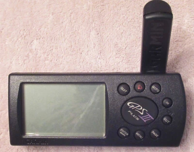 Garmin GPS III Plus handheld hiking Personal Navigator, Works! - Image 1 of 4