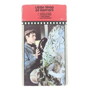 Little Shop of Horrors VCR Tape 1961 Jack Nicholson Jonathan Haze Mel Welles VHS - Picture 1 of 4