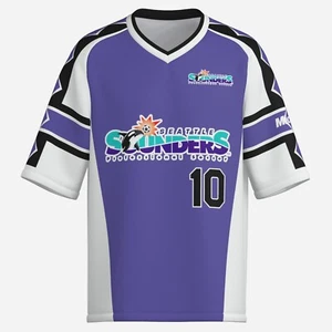 Seattle Sounders  -  1995  soccer jersey Replica Retro shirt, American A-League - Picture 1 of 7