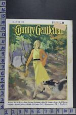 1931 HOWITT WOMEN FASHION COUNTRY FOREST DOG CANINE ORIGINAL COVER ART COV324