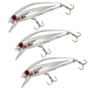 Metal Metal Vib Lure Multicolor 3D Eyes Artificial Lures Winter Fishing - Imagen 1 de 11