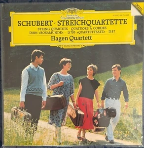 Schubert String Quartets/ Rosemunde D703, D87 Hagen Quartet/ Stereo/DG/NM - Imagen 1 de 6