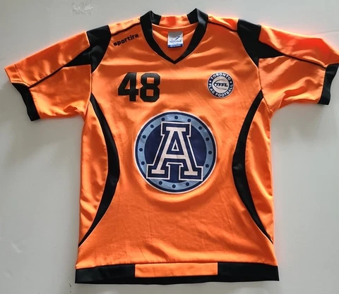 CFL Toronto Argonauts #48 Flag Football Jersey by Sportira. Youth size xL Cover