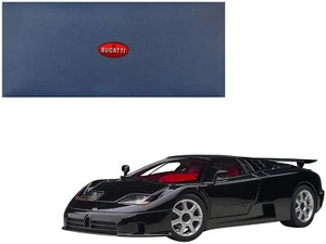 Bugatti EB110 SS Super Sport Nero Vernice Black with Red Interior and Silver Whe - Picture 1 of 4