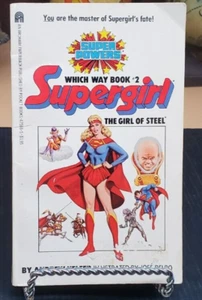Super Powers Which Way Book #2 1984 Supergirl: The Girl Of Steel - Picture 1 of 7