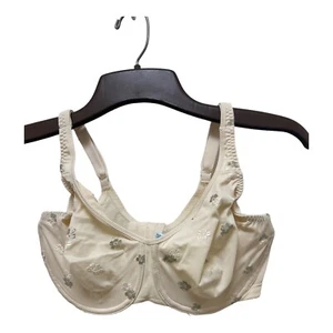 Reggiseno 36DD avorio vintage senza cuciture WARNERS 2859 02859 CHARMS FIORI SPEDIZIONE GRATUITA DISCO! - Foto 1 di 3