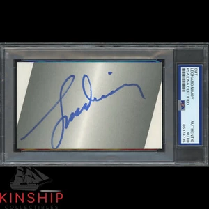 Leonard Nimoy signed 3x5 Cut PSA DNA Slabbed Star Trek Auto C4147 - Picture 1 of 1