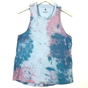Adidas Tie Dye ärmelloses Racerback Tank Top blau Gr. Small - Bild 1 von 3