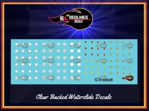 1/64 'Head Lights  & Tail Lights'' Assorted Set 2 SCR-0089B - Picture 1 of 3