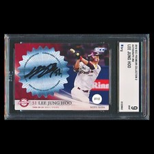 2019 SCC Korean Baseball Premium Jung-Hoo Lee Autograph Auto 07/12 Brg 9 MINT