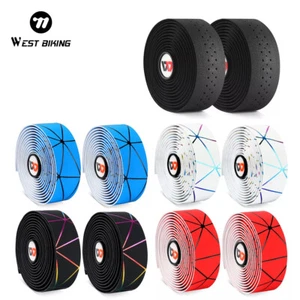 2PCS Cycling Road Bike Bicycle Handlebar Tape Rubber Handle Bar Wrap Non-slip - Picture 1 of 83