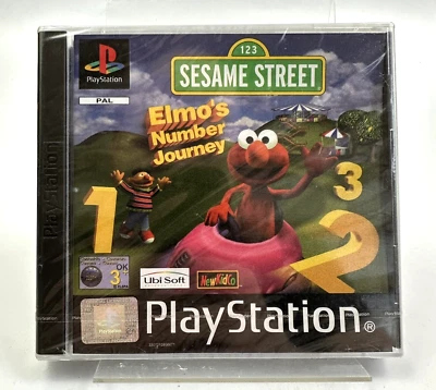 PS1 Sesame Street: Elmo’s Number Journey, New And Factory Sealed - Image 1 of 4