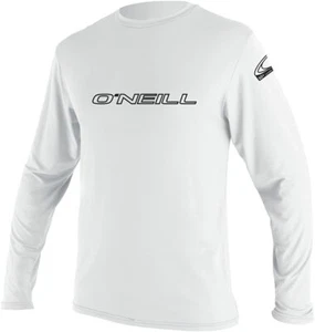 O'Neill Youth Basic Skins UPF 50+ Long Sleeve Sun Shirt Size 6 White - Picture 1 of 5