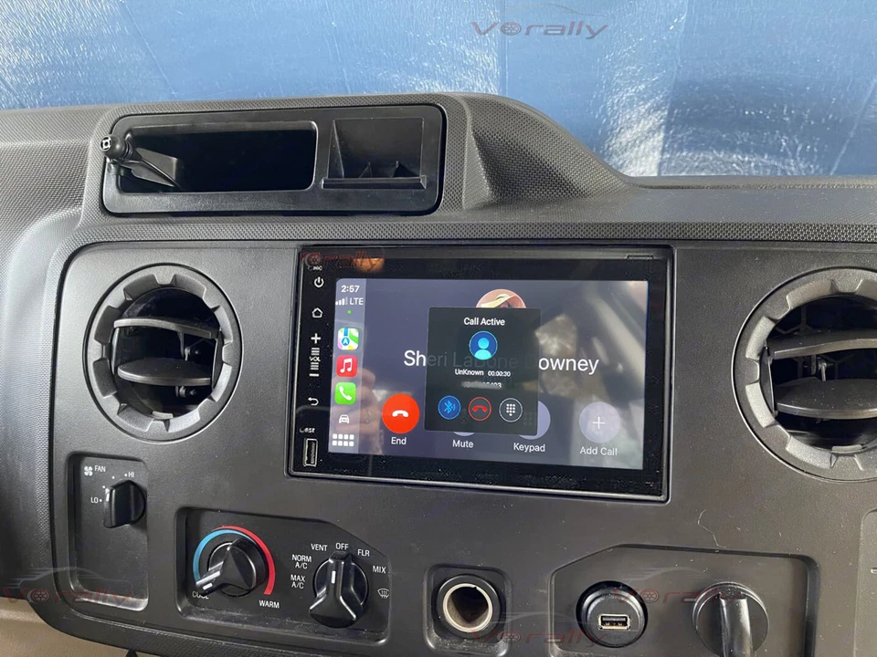 CarPlay For 2009-2014 Ford E250 E350 Super Duty Radio Bluetooth GPS Stereo W/Cam - Image 1 of 4