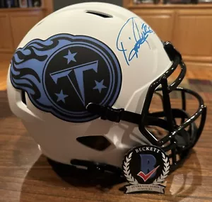 Derrick Henry Signed Tennessee Titans Full Size Lunar Eclipse Helmet Beckett - Picture 1 of 12