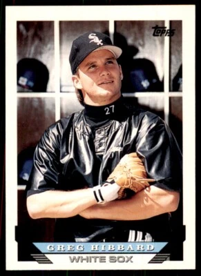 1993 Topps Greg Hibbard Baseball Cards #313 - Image 1 of 2