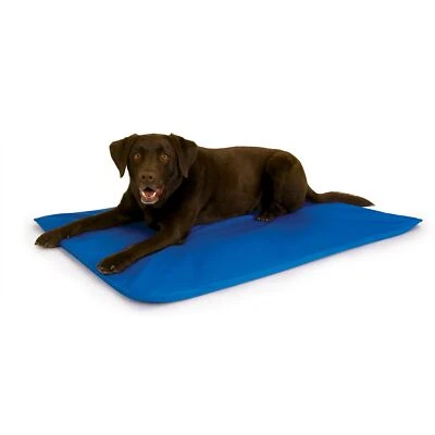 K&H Pet Products Cool Bed III Cooling Dog Bed Large Blue 32" x 44" - Image 1 of 4