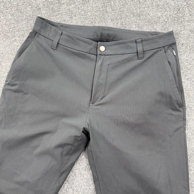 Pantalones Lululemon ABC Talla 32W Gris Carbón Calce Ajustado Técnico Golf Informales Para Hombre Foto 1 de 4