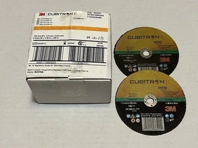 Brand New x27 3M Cubitron II 66520 Cutoff Wheels - Image 1 of 3