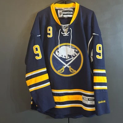 Camiseta deportiva vintage #9 Derek Roy Buffalo SABRES NHL rara REEBOK, talla mediana para hombre Foto 1 de 4