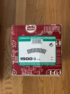 10 Abschnitte LGB Spur G 1500 gebogenes Gleis - LN mit OVP - West Germany - Bild 1 von 5