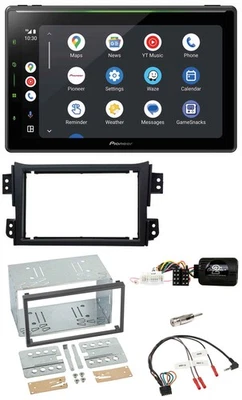 Pioneer 2DIN Lenkrad USB Bluetooth DAB Autoradio für Opel Agila B Suzuki Splash - Bild 1 von 4