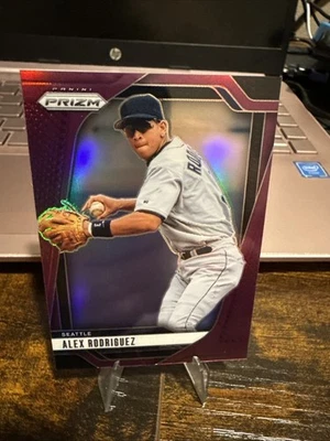 Prizm Béisbol 2025 Alex Rodríguez Púrpura Prizm/149 New York Yankees Foto 1 de 2