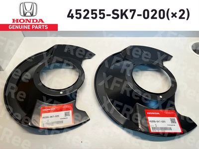 Juego de protector contra salpicaduras de freno delantero derecho y derecho Honda Genuino 95-97 Integra Type-R DC2 FABRICANTE DE EQUIPOS ORIGINALES Foto 1 de 4