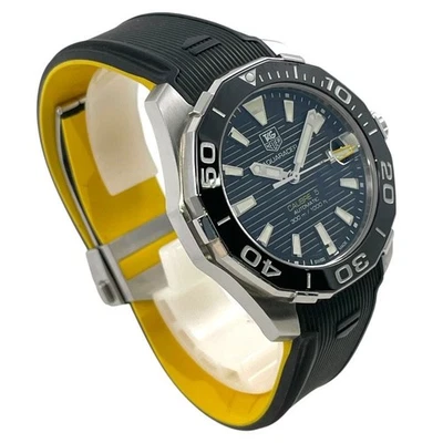 TAG HEUER Aquaracer Calibre 5 WAY211A.FT6068 Men Automatic Watch SS Black Dial - Image 1 of 4