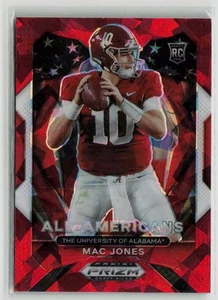 2021 Panini Prizm Draft Picks Collegiate #183 Mac Jones Red Ice - Bild 1 von 2