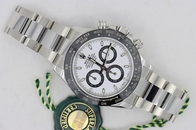 Rolex Daytona 116500LN Panda White Dial Ceramic Bezel Box & Papers Year 2016 - Image 1 of 4