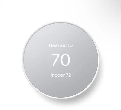 Google Nest Smart Thermostat - New in Box - Snow - GA02081-US - Model G4CVZ - Image 1 of 4