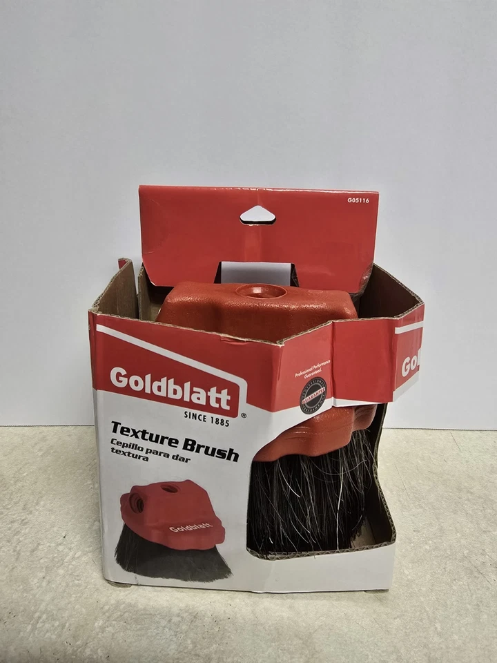 Cepillo de textura de punteado Goldblatt G05116 6" rojo para texturizado de paneles de yeso Foto 1 de 4